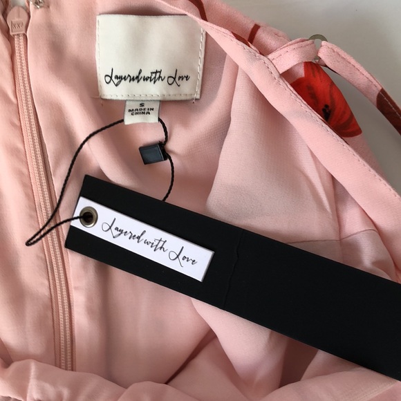 Floral High Low Maxi Dress Villa D’Este NWT - Picture 4 of 6